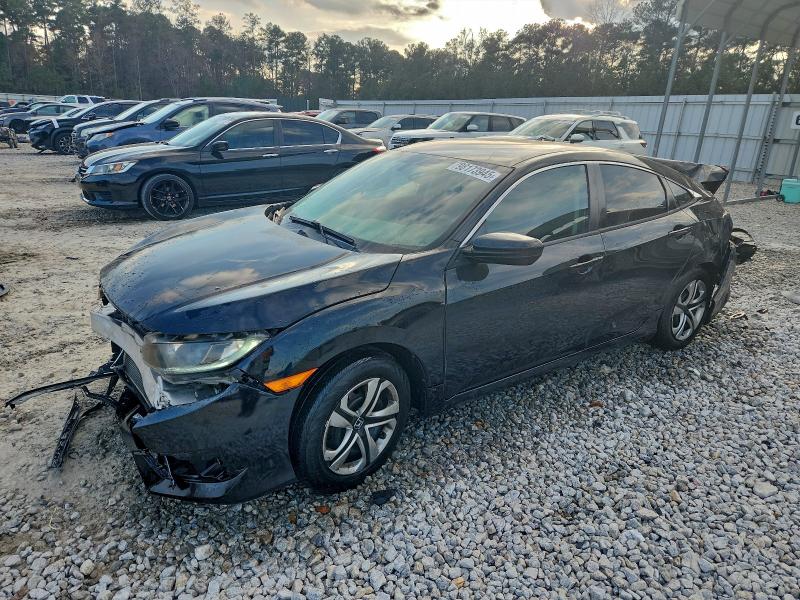 Photo 1 from auction – 2018 HONDA CIVIC LX with VIN 19XFC2F54JE024407