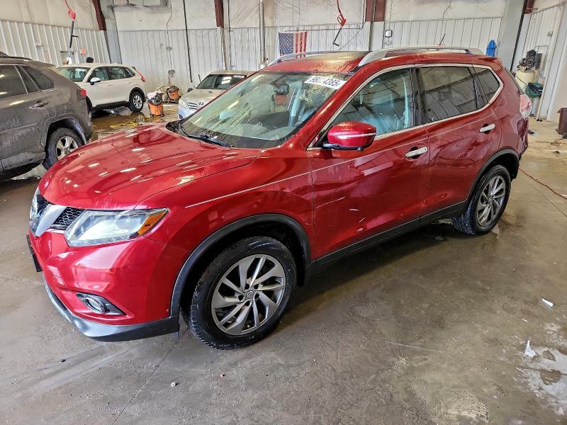 NISSAN ROGUE S 2015 with VIN 5N1AT2MVXFC837175 - Photo from auction