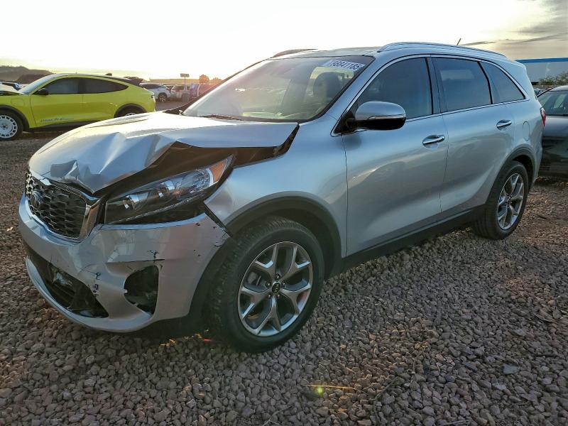 KIA SORENTO EX 2019 with VIN 5XYPH4A52KG593530 - Photo from auction
