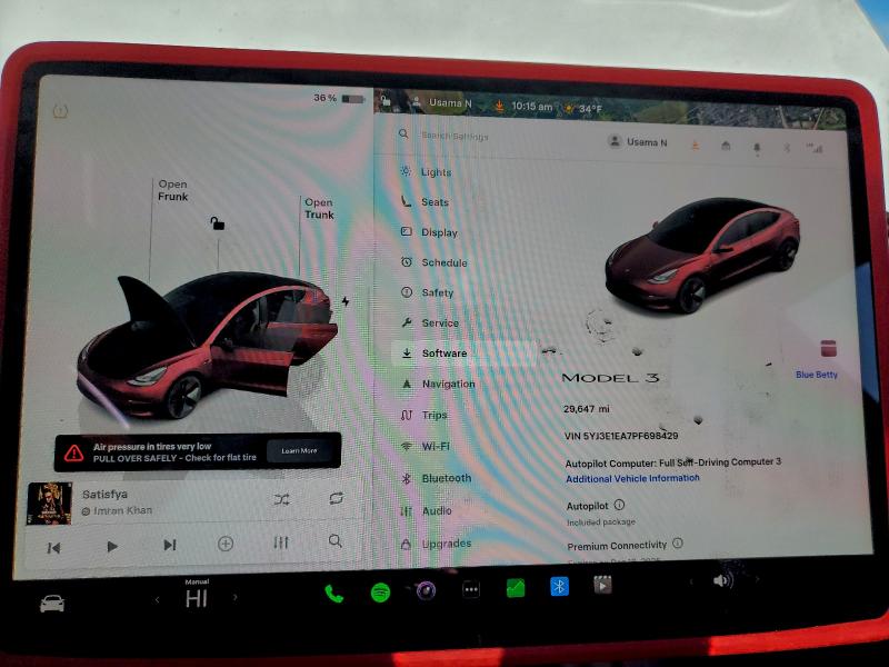Photo 9 from auction – 2023 TESLA MODEL 3 with VIN 5YJ3E1EA7PF698429