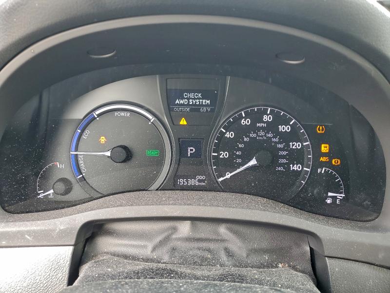 Photo 9 from auction – 2013 LEXUS RX 450H with VIN JTJBC1BA4D2065341