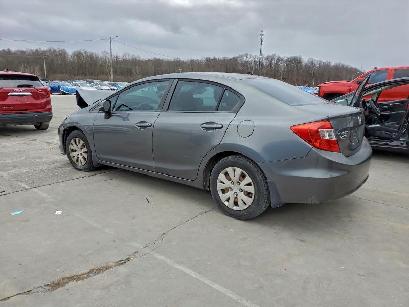 Photo 2 from auction – 2012 HONDA CIVIC LX with VIN 19XFB2F53CE049692