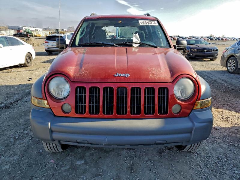 Photo 5 from auction – 2005 JEEP LIBERTY SP with VIN 1J4GL48K25W653477