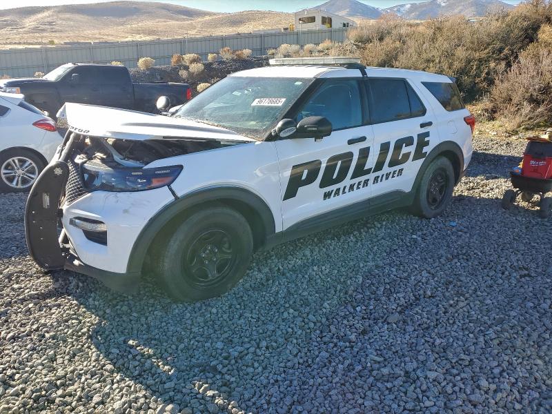 FORD EXPLORER P 2021 with VIN 1FM5K8AC4MNA06945 - Photo from auction