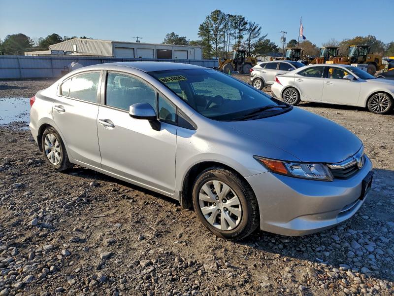 Photo 4 from auction – 2012 HONDA CIVIC LX with VIN 2HGFB2F54CH334553