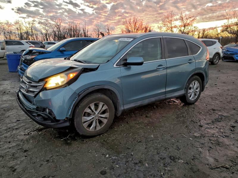 HONDA CR-V EXL 2014 with VIN 2HKRM4H75EH641482 - Photo from auction