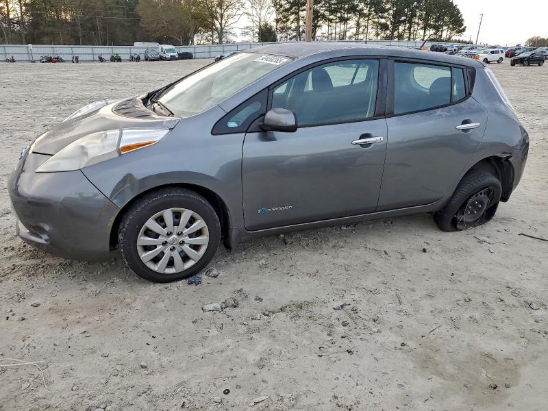 NISSAN LEAF S 2015 with VIN 1N4AZ0CP5FC334086 - Photo from auction