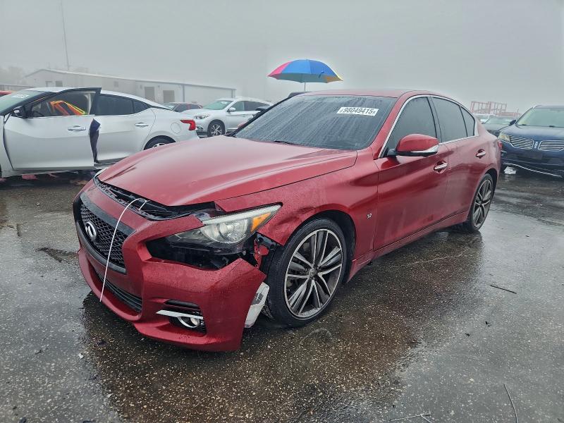 INFINITI Q50 BASE 2014 with VIN JN1BV7AR9EM703700 - Photo from auction