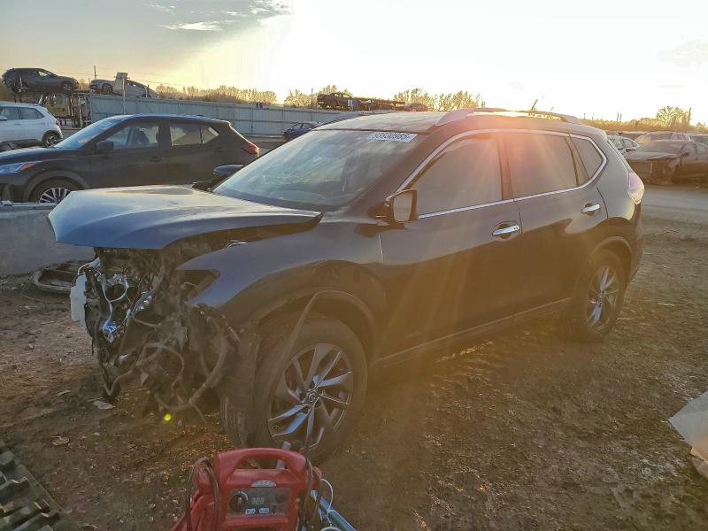 NISSAN ROGUE S 2016 with VIN 5N1AT2MV0GC753044 - Photo from auction