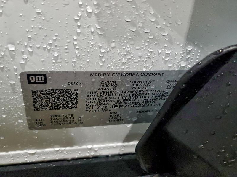 Photo 14 from auction – 2025 CHEVROLET TRAX 2RS with VIN KL77LJEP7SC323123