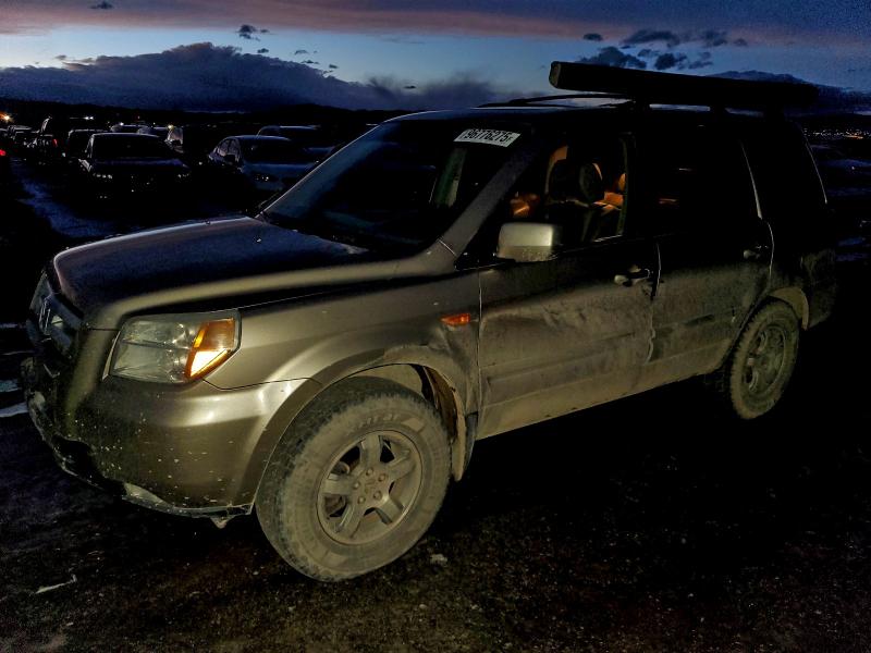 HONDA PILOT EX 2006 with VIN 2HKYF18576H523860 - Photo from auction