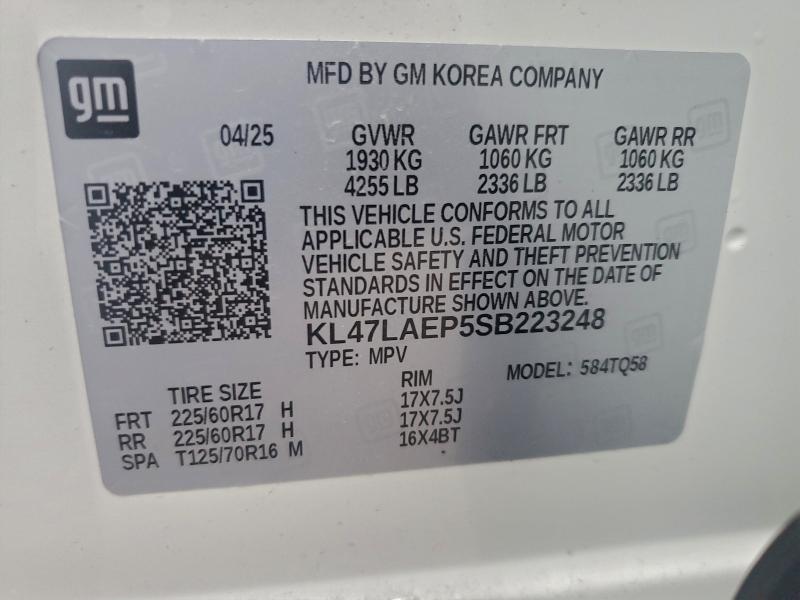 Photo 14 from auction – 2025 BUICK ENVISTA PR with VIN KL47LAEP5SB223248
