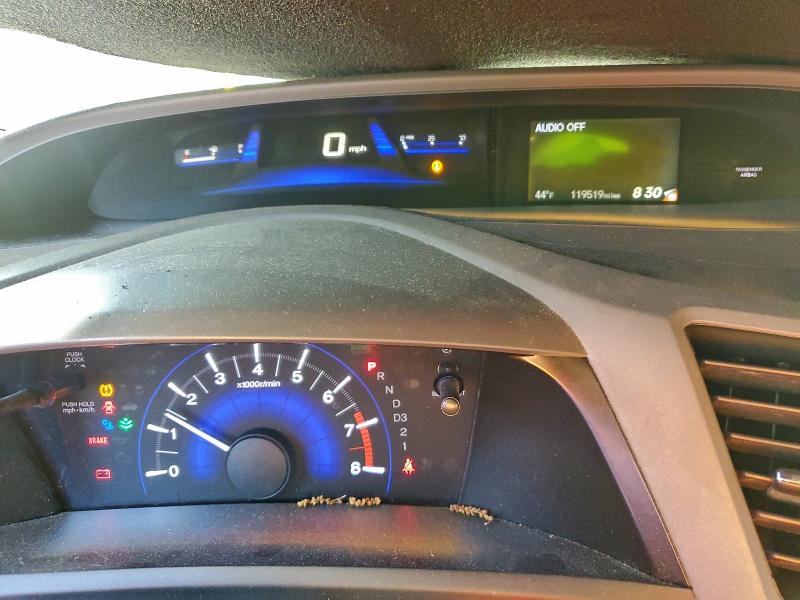 Photo 9 from auction – 2012 HONDA CIVIC EX with VIN 19XFB2F82CE064890