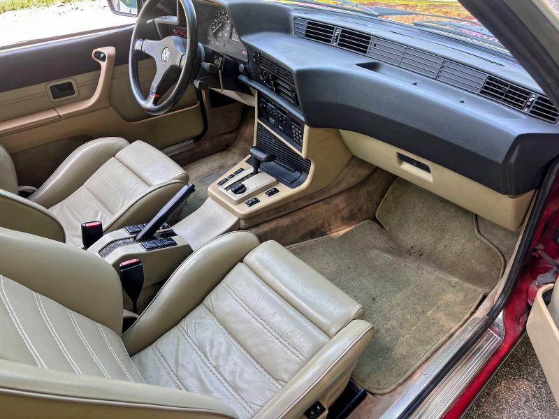 Photo 5 from auction – 1986 BMW 635 CSI AU with VIN WBAEC840XG0612736