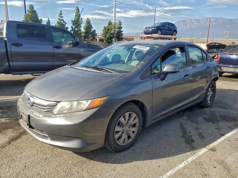 HONDA CIVIC LX 2012 with VIN 19XFB2F55CE351002 - Photo from auction