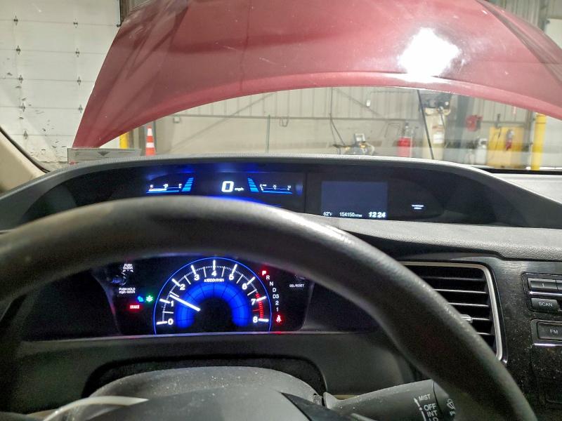 Photo 9 from auction – 2013 HONDA CIVIC LX with VIN 19XFB2F56DE097396