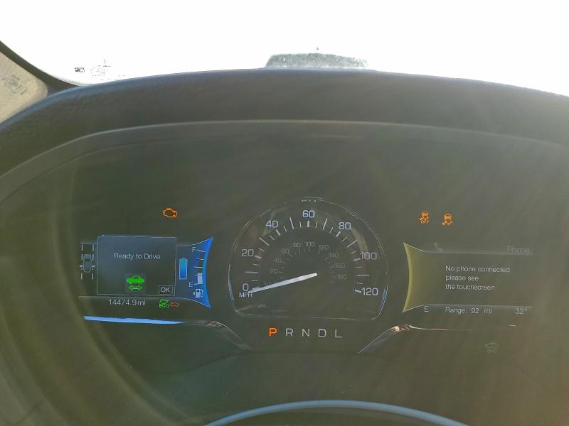 Photo 9 from auction – 2017 LINCOLN MKZ HYBRID with VIN 3LN6L5MU3HR617993