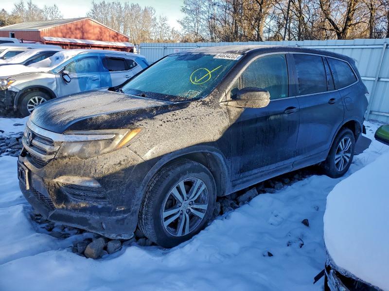 HONDA PILOT EX 2018 with VIN 5FNYF6H31JB057734 - Photo from auction