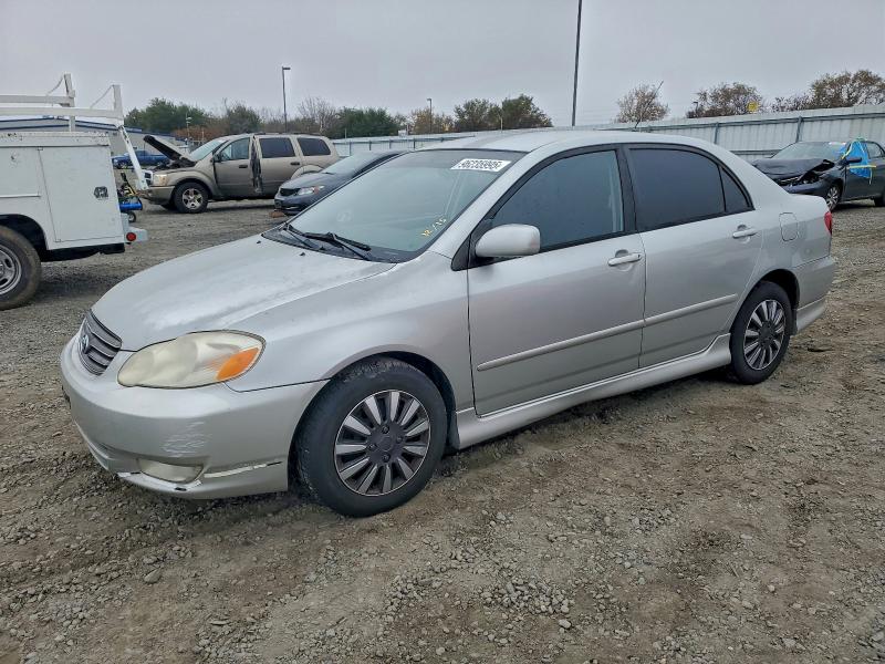 TOYOTA COROLLA CE 2003 with VIN 1NXBR32E63Z173460 - Photo from auction