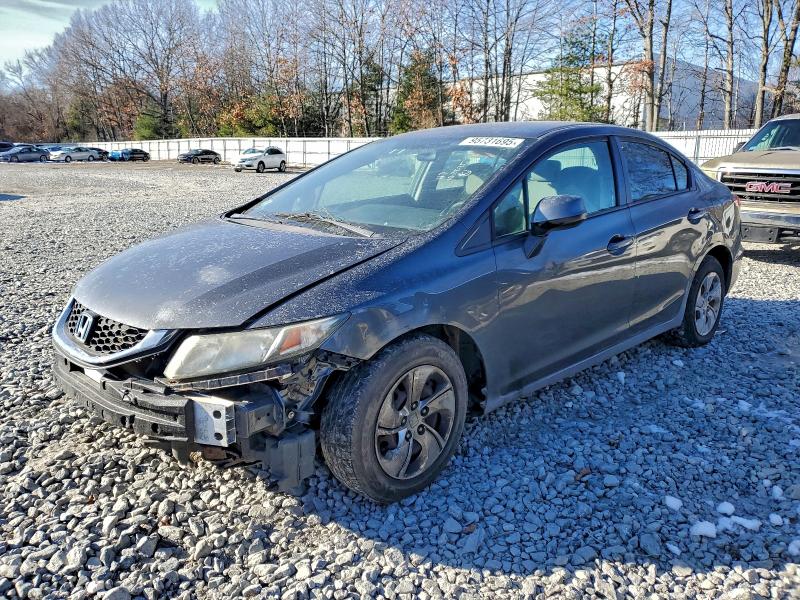 Photo 1 from auction – 2013 HONDA CIVIC LX with VIN 2HGFB2F50DH568349