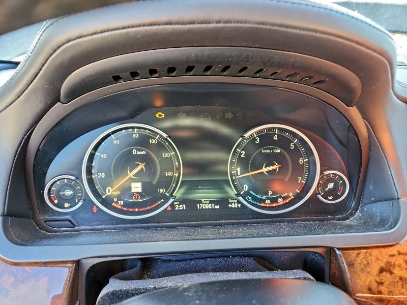 Photo 9 from auction – 2014 BMW 750 LI with VIN WBAYE8C50ED134501