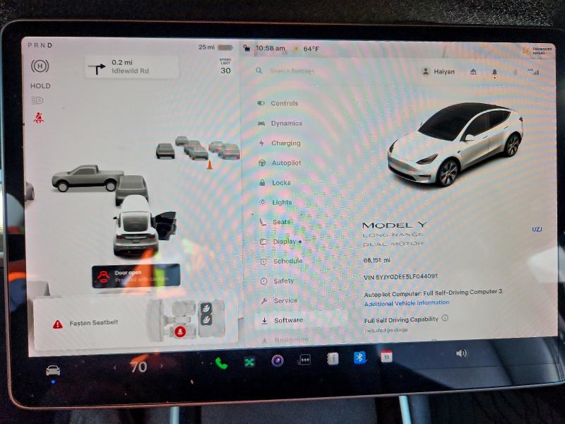 Photo 9 from auction – 2020 TESLA MODEL Y with VIN 5YJYGDEE5LF044091