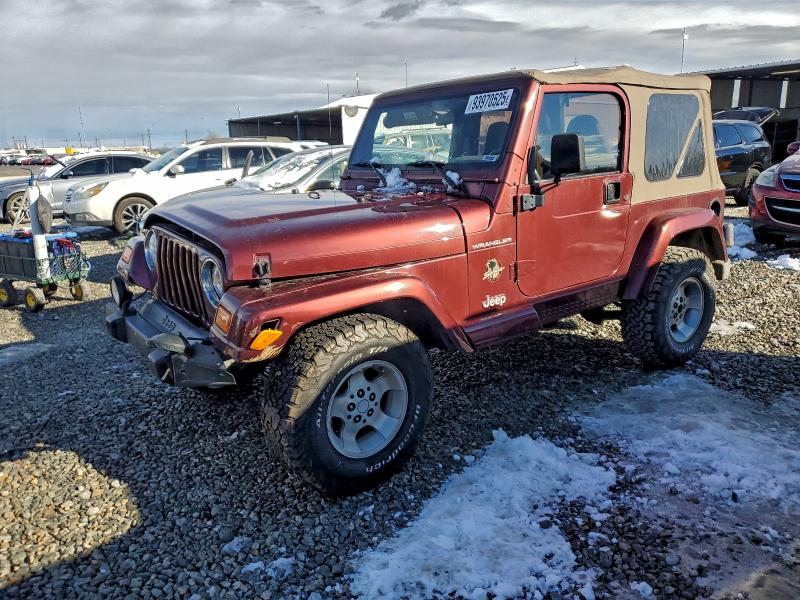 JEEP WRANGLER / 2002 with VIN 1J4FA59S82P702922 - Photo from auction