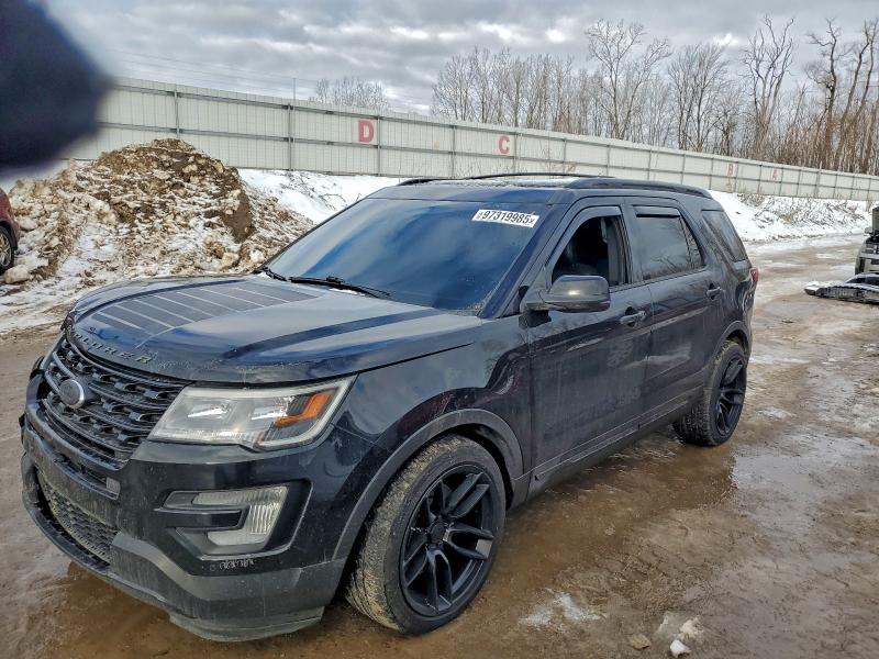FORD EXPLORER S 2016 with VIN 1FM5K8GT4GGC43225 - Photo from auction