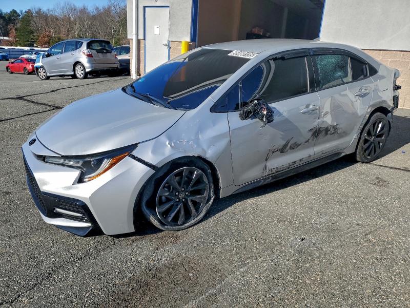 TOYOTA COROLLA SE 2021 with VIN 5YFS4MCE2MP059252 - Photo from auction