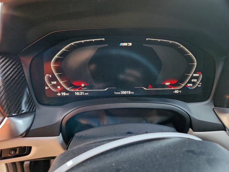 Foto 9 de la subasta – 2021 BMW M3 COMPETI con VIN WBS33AY06MFL12818