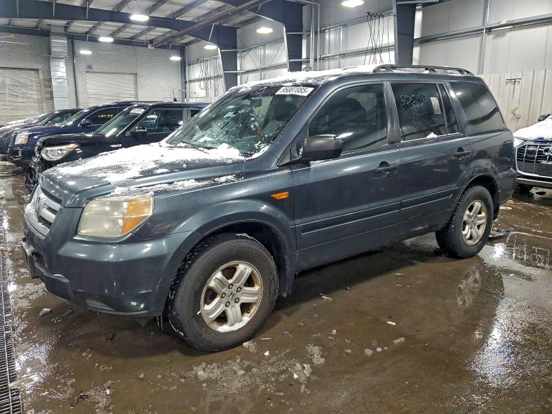 HONDA PILOT LX 2006 with VIN 5FNYF28136B022577 - Photo from auction