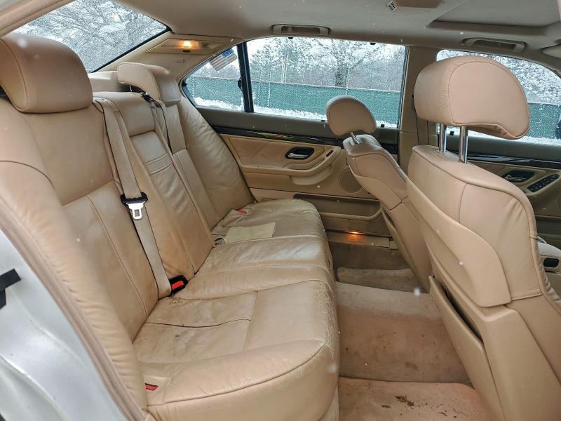 Photo 10 from auction – 2000 BMW 740 IL with VIN WBAGH8346YDP06170
