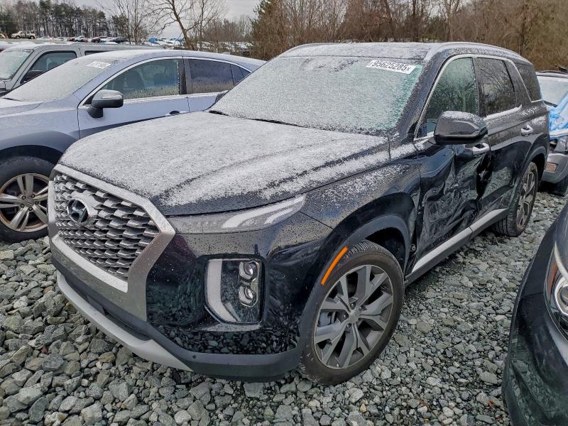HYUNDAI PALISADE 2022 with VIN KM8R44HE1NU462873 - Photo from auction