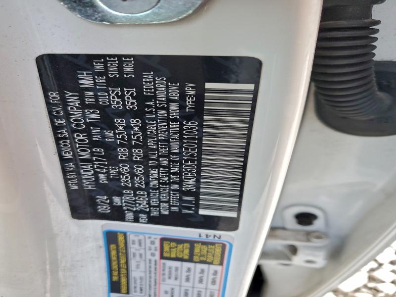 Photo 14 from auction – 2025 HYUNDAI TUCSON with VIN 3KMJB3DE1SE011036