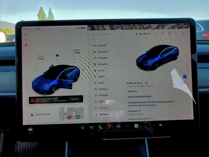Photo 9 from auction – 2019 TESLA MODEL 3 with VIN 5YJ3E1EA1KF424913
