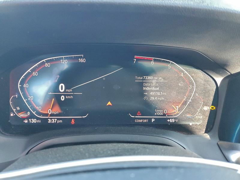 Photo 9 from auction – 2020 BMW 330I with VIN 3MW5R1J01L8B18128