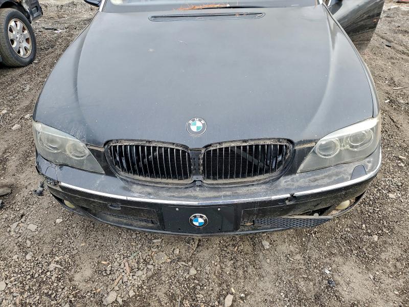Photo 11 from auction – 2007 BMW 750 with VIN WBAHN83577DT66709