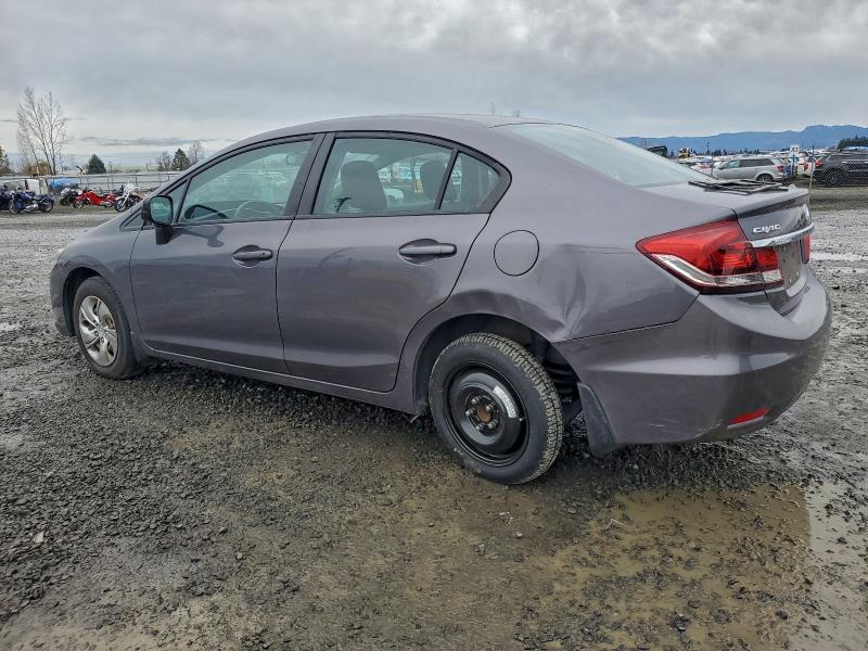 Photo 2 from auction – 2015 HONDA CIVIC LX with VIN 19XFB2F51FE291658