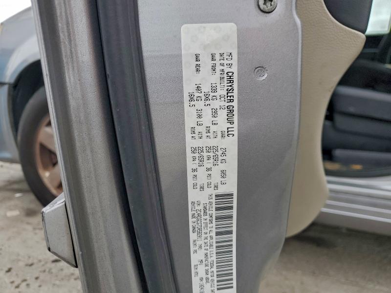 Photo 14 from auction – 2013 DODGE GRAND CARA with VIN 2C4RDGCG7DR582011