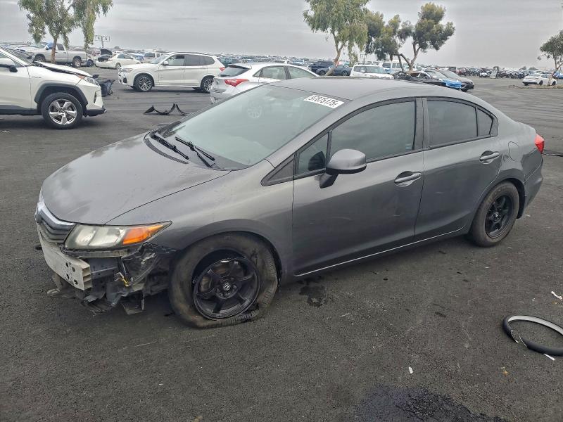 HONDA CIVIC LX 2012 with VIN 19XFB2F50CE367561 - Photo from auction