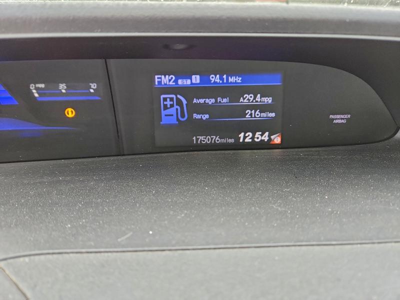 Photo 9 from auction – 2012 HONDA CIVIC LX with VIN 2HGFG3B54CH513575
