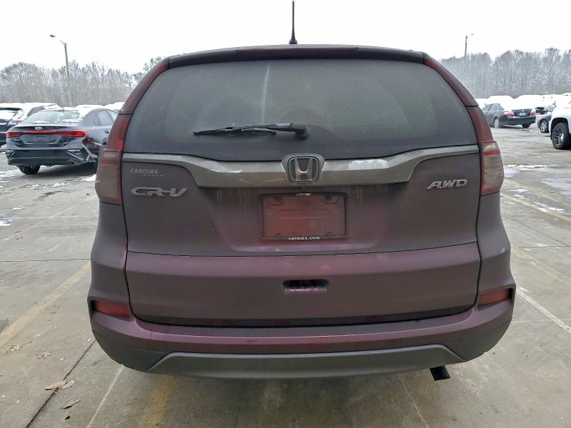 Photo 6 from auction – 2015 HONDA CR-V LX with VIN 5J6RM4H3XFL092270