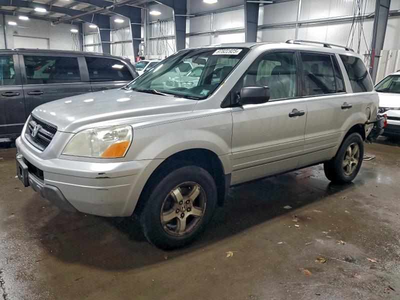 HONDA PILOT EX 2004 with VIN 2HKYF18454H611567 - Photo from auction