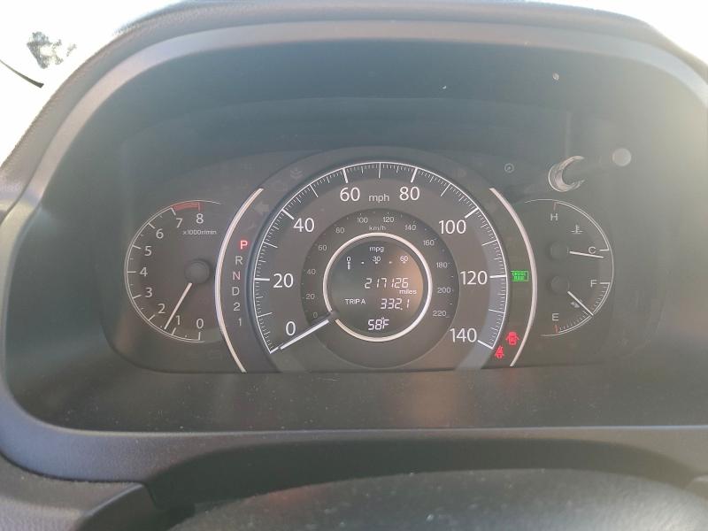 Photo 9 from auction – 2012 HONDA CR-V EXL with VIN 5J6RM3H72CL027678