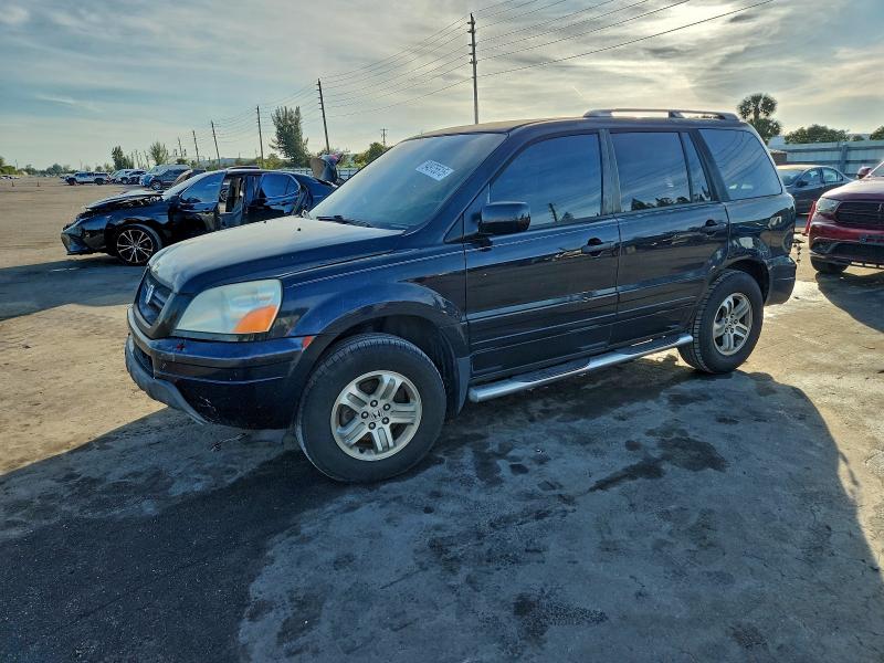 HONDA PILOT 2005 with VIN 5FNYF18615B031878 - Photo from auction