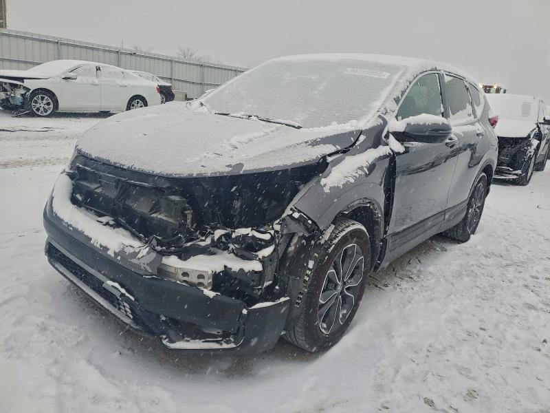 Photo 1 from auction – 2022 HONDA CR-V EX with VIN 7FARW2H55NE029749