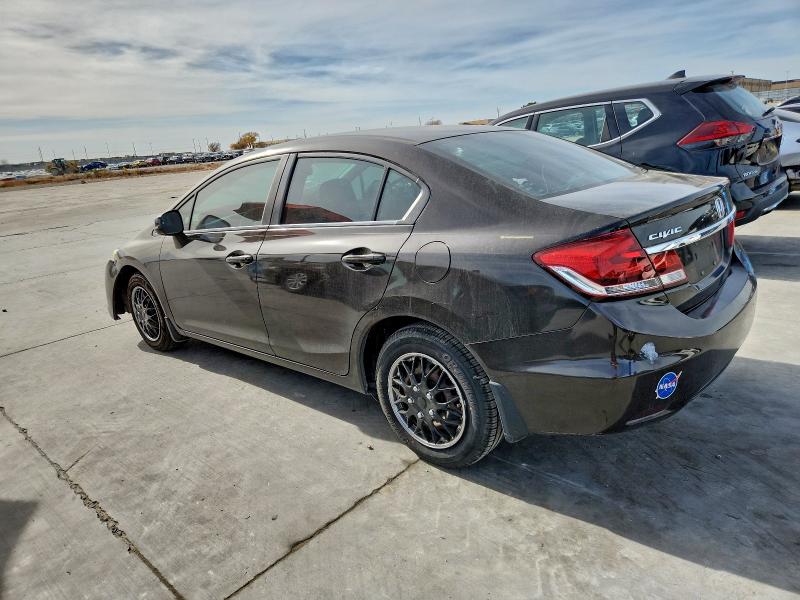 Photo 2 from auction – 2013 HONDA CIVIC LX with VIN 2HGFB2F51DH563158