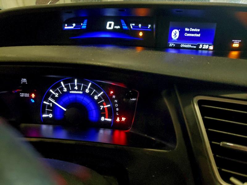 Photo 9 from auction – 2014 HONDA CIVIC LX with VIN 19XFB2F55EE039040