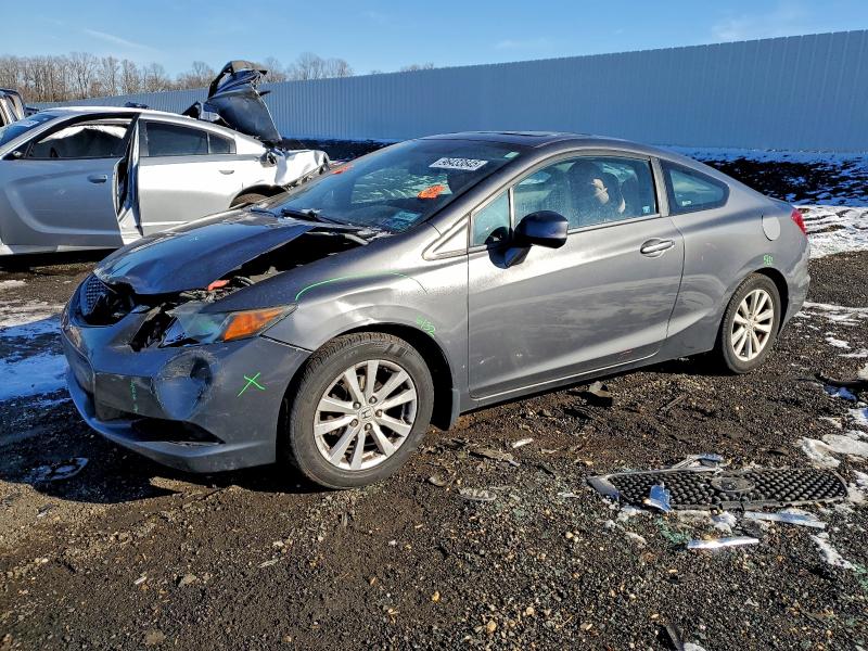 HONDA CIVIC EX 2012 with VIN 2HGFG3B83CH550188 - Photo from auction
