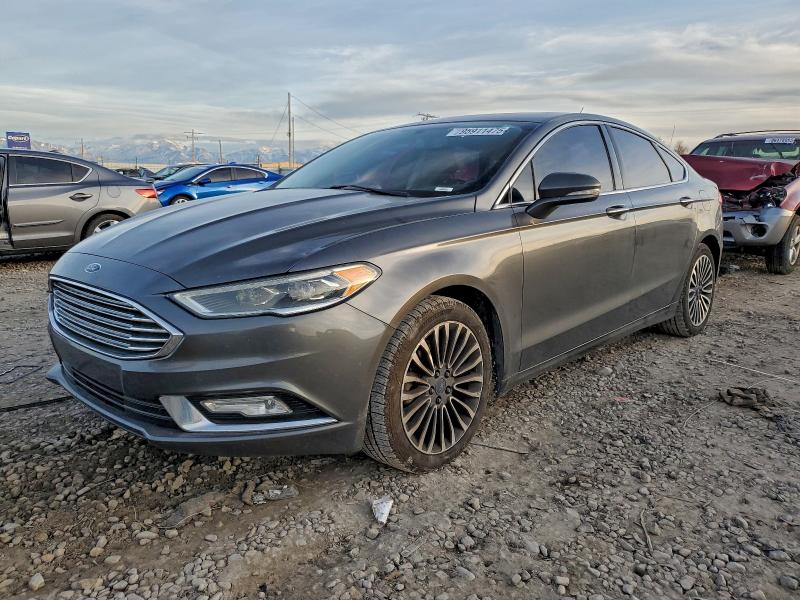 FORD FUSION SE 2017 with VIN 3FA6P0H93HR120210 - Photo from auction